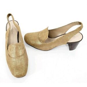 Donald Pliner Posy Slingback Stacked Heel Pumps